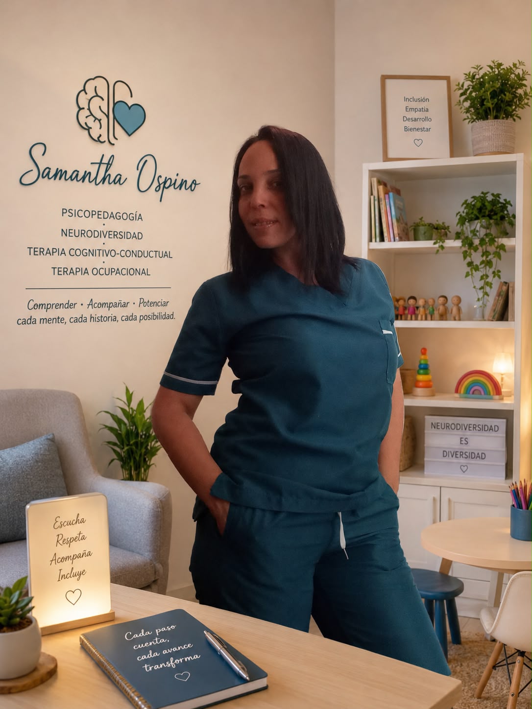 Lic. Samantha Ospino, psicopedagoga en Monterrey